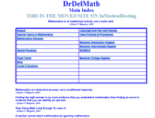 Tablet Screenshot of drdelmath.com